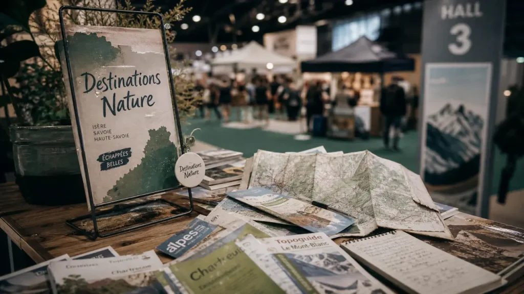 Salon destination nature 2025 : accueil outdoor, brochures et guide