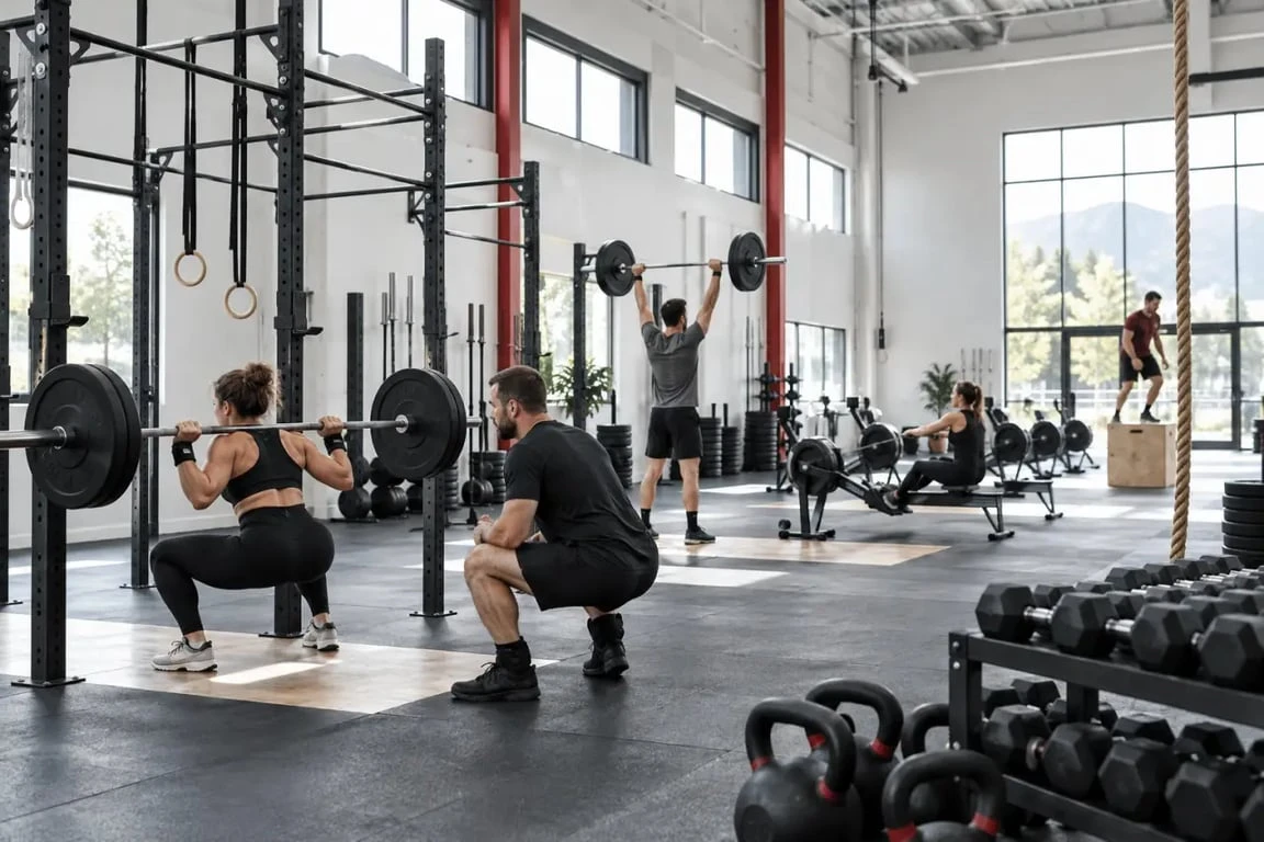 Alpes CrossFit Unity à Saint-Martin-d’Hères avec espace d’entraînement et équipements de CrossFit
