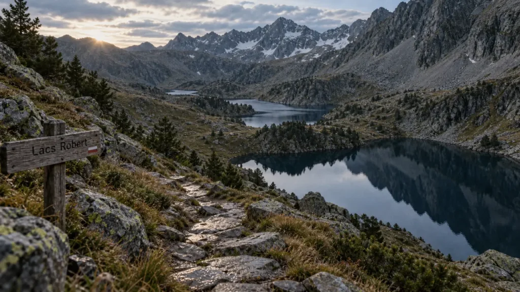 Lacs Robert Chamrousse : sentier vers les lacs Croix, Recoin et lac Archard