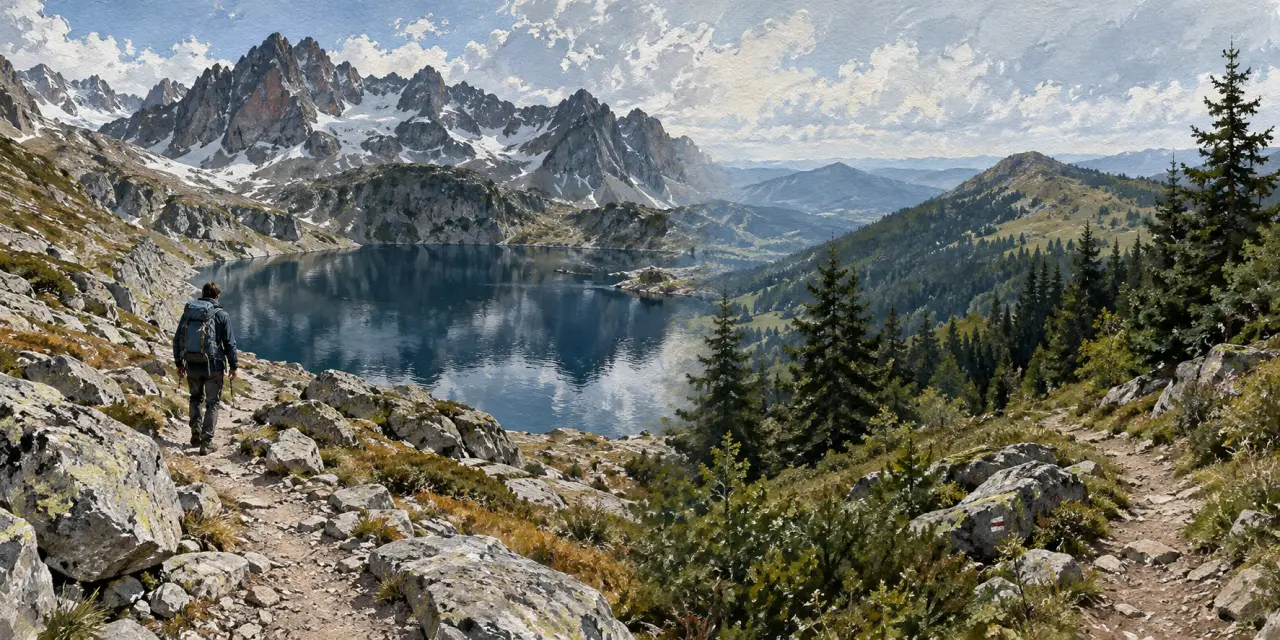 Rando lac blanc : Chamonix alpin ou Vosges, sentier vers le Lac Blanc
