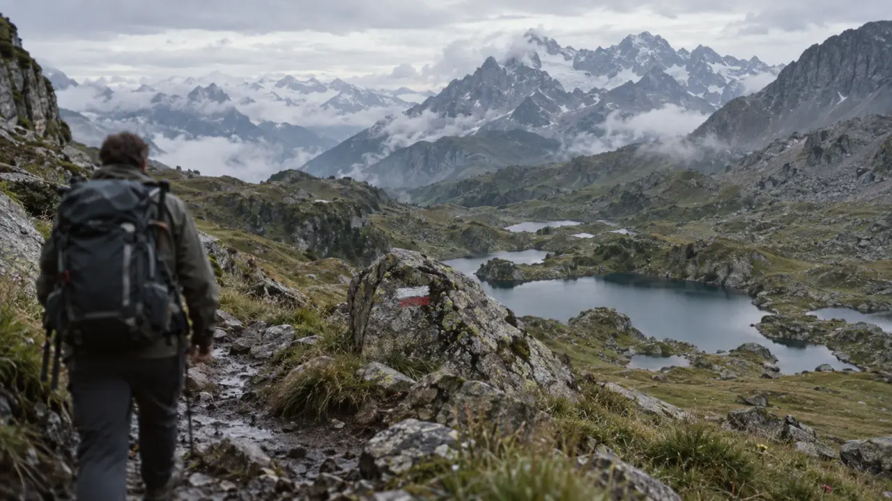 Rando taillefer : lac Fourchu, sentier vers le sommet et la boucle de Duingt