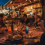 RockyPop bar restaurant grenoble : terrasse et cocktails